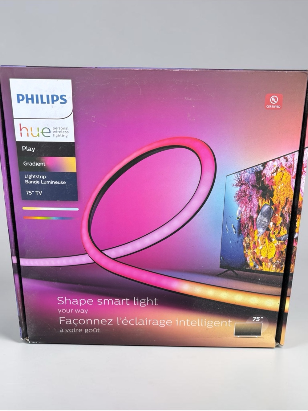 Philips Hue Gradient Lightstrip 75” TV